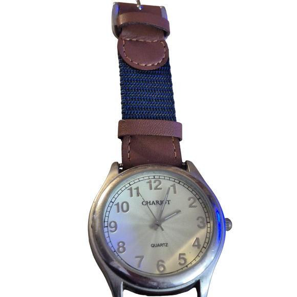 Chariot Mens Watch Large Dial New band Stylish Classic Corpcore New Battery - Picture 6 of 8